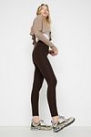 Leggings - Brown - High Waist