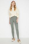 Leggings - Khaki - Hoher Bund