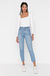 Jeans - Blue - Mom