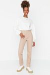 Jeans - Beige - Straight