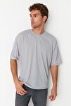 T-Shirt - Grau - Oversized