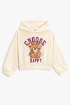 Sweatshirt - Beige - Relaxed Fit