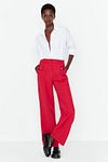 Hose - Rot - Wide Leg