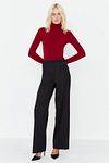 Pants - Black - Wide leg
