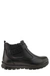 Stiefelette - Schwarz - Flacher Absatz
