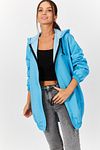 Regenjacke - Blau - Zweireihig