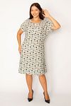 Plus Size Dress - Gray - Basic