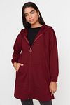 Sweatshirt - Bordeaux - Oversized