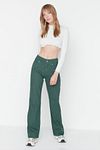 Jeans - Grün - Wide Leg