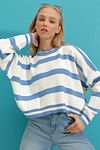 Sweatshirt - Blau - Oversized