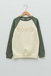 Sweatshirt - Grün - Regular Fit