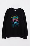 Sweatshirt - Schwarz - Regular Fit