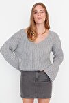 Pullover - Grau - Oversized