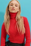 Blouse - Red - Slim fit