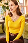 Blouse - Yellow - Fitted