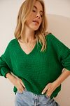 Pullover - Grün - Oversized