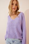 Pullover - Lila - Oversized