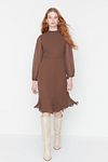 Dress - Brown - A-line