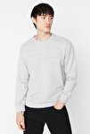 Sweatshirt - Gray - Regular fit