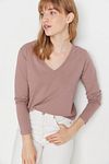 T-Shirt - Brown - Regular fit