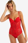 Bodysuit - Red - Slim fit
