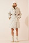 Mantel - Beige - Puffer