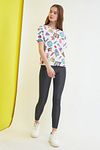 Leggings - Grau - Hoher Bund