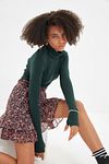 Blouse - Green - Slim fit