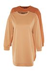 Sweatshirt - Braun - Regular Fit