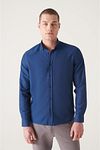 Hemd - Dunkelblau - Regular Fit