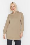 Sweatshirt - Brown - Regular fit