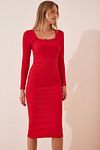 Kleid - Rot - Bodycon