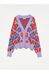 Strickjacke - Rosa - Regular Fit