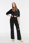 Jeans - Schwarz - Wide Leg