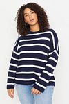 Große Größen in Pullover  - Dunkelblau - Regular Fit
