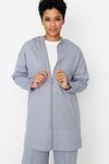 Sweatshirt - Grau - Oversized