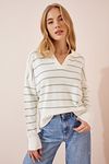 Pullover - Ecru - Regular Fit