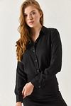 Plus Size Shirt - Black - Regular fit