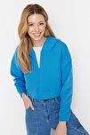 Sweatshirt - Blue - Relaxed fit