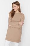 Sweatshirt - Braun - Regular Fit
