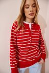 Pullover - Rot - Regular Fit