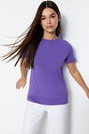 T-Shirt - Purple - Regular fit