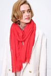 Schultertuch - Rot - Casual