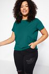 Große Größen in T-Shirt - Grün - Regular Fit