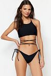 Bikini-Hose - Schwarz - Unifarben