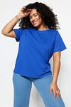Große Größen in T-Shirt - Blau - Regular Fit