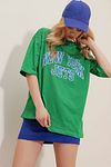 T-Shirt - Grün - Oversized