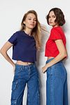T-Shirt - Dunkelblau - Regular Fit