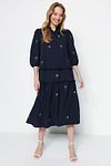 Kleid - Dunkelblau - Shift