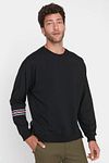 Sweatshirt - Schwarz - Oversized